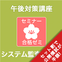 2025　システム監査技術者　合格ゼミ　午後対策講座