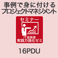 【16PDU】 事例で身に付ける　プロジェクトマネジメント実践