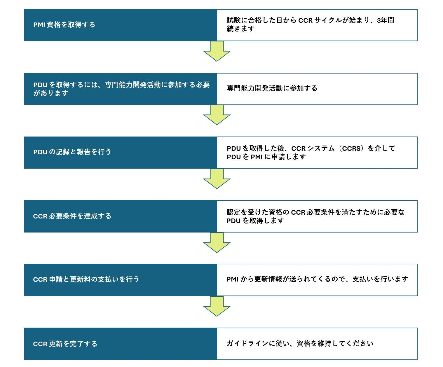 PMP資格の取得から更新までの流れ